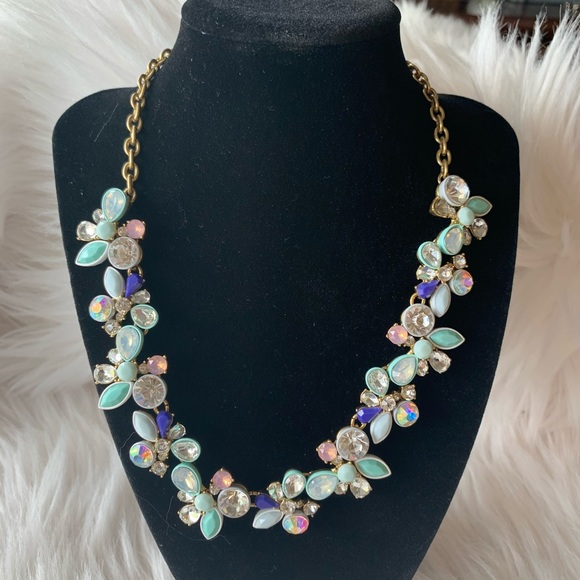 J. Crew Jewelry - J. Crew crystal flower necklace